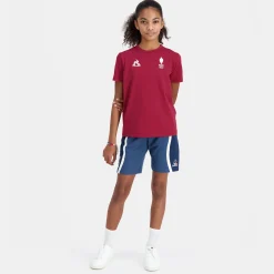 Flash Sale Le Coq Sportif Équipe de France Olympique | Paris 2024T-shirt Équipe de France Enfant Riored