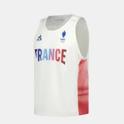 Best Sale Le Coq Sportif Équipe de France Olympique | Paris 2024Débardeur Équipe de France Homme Marshmallow