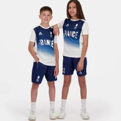Hot Le Coq Sportif Équipe de France Olympique | Paris 2024Short Équipe de France Enfant Insigniaperf