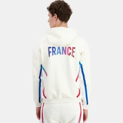 Shop Le Coq Sportif Équipe de France Olympique | Paris 2024Sweat zippé à capuche Équipe de France Homme