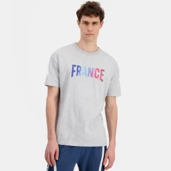 Flash Sale Le Coq Sportif Équipe de France Olympique | Paris 2024T-shirt Équipe de France Homme Grischinéclair