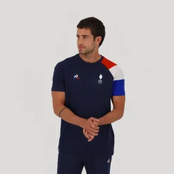 Online Le Coq Sportif Équipe de France OlympiqueT-shirt Homme Dressblues
