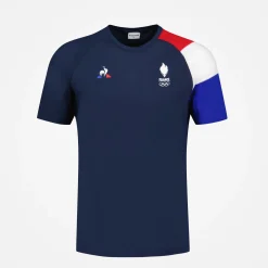Online Le Coq Sportif Équipe de France OlympiqueT-shirt Homme Dressblues