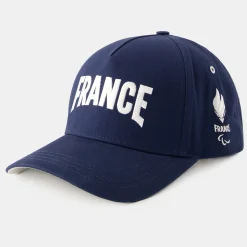 Shop Le Coq Sportif Équipe de France Paralympique Paris 2024Casquette Équipe de France Unisexe Insigniablue
