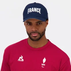 Shop Le Coq Sportif Équipe de France Paralympique Paris 2024Casquette Équipe de France Unisexe Insigniablue
