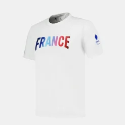 Fashion Le Coq Sportif Équipe de France Paralympique Paris 2024T-shirt Équipe de France Homme