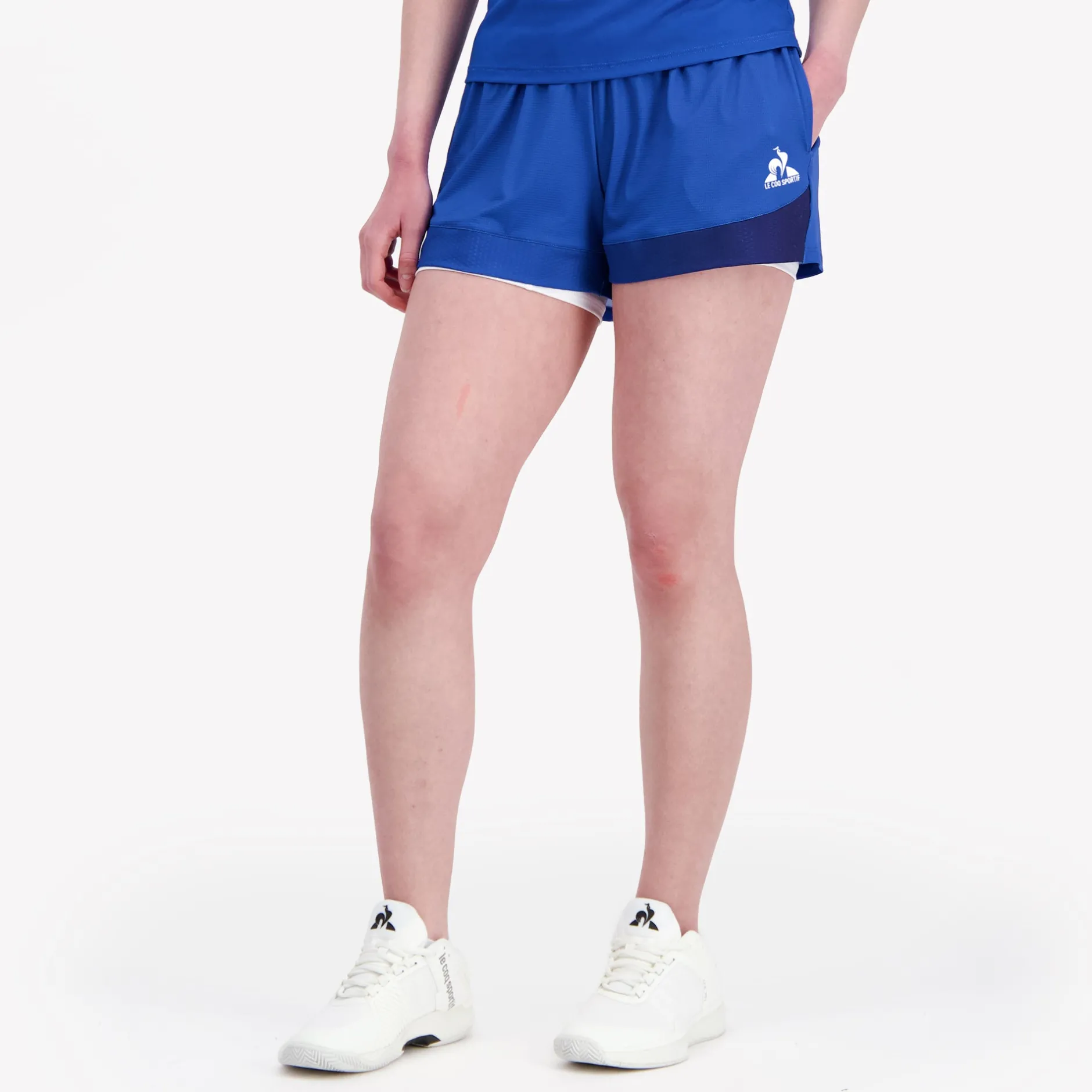 New Le Coq Sportif Tennis PerformanceShort Femme Lapisblue/n.o.w