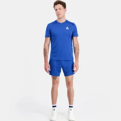 Online Le Coq Sportif Tennis PerformanceT-shirt Homme Lapisblue