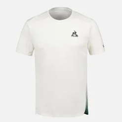 Cheap Le Coq Sportif Tennis PerformanceT-shirt Homme Marshmallow