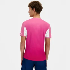Best Le Coq Sportif Tennis PerformanceT-shirt Homme Aurorapink