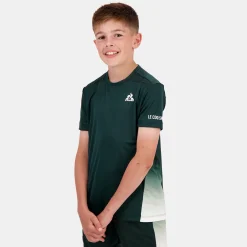Shop Le Coq Sportif Tennis PerformanceT-shirt Enfant Scarab