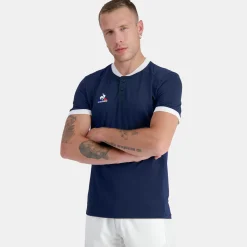 Cheap Le Coq Sportif TennisPolo Homme Dressblues/newopticalwhite