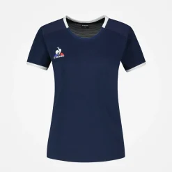 Discount Le Coq Sportif TennisT-shirt Femme Dressblues/newopticalwhite