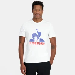 Flash Sale Le Coq Sportif TennisT-shirt Homme N.o.w/rougeelec/bleuelec