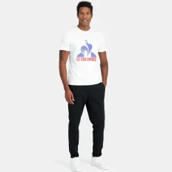 Flash Sale Le Coq Sportif TennisT-shirt Homme N.o.w/rougeelec/bleuelec