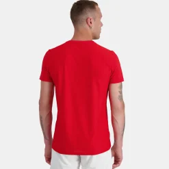Sale Le Coq Sportif TennisT-shirt Homme Purrouge