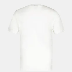 Sale Le Coq Sportif TennisT-shirt Homme Marshmallow/scarab/black