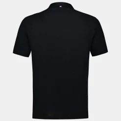 Discount Le Coq Sportif Ton sur tonPolo Homme en jersey piqué coton Black