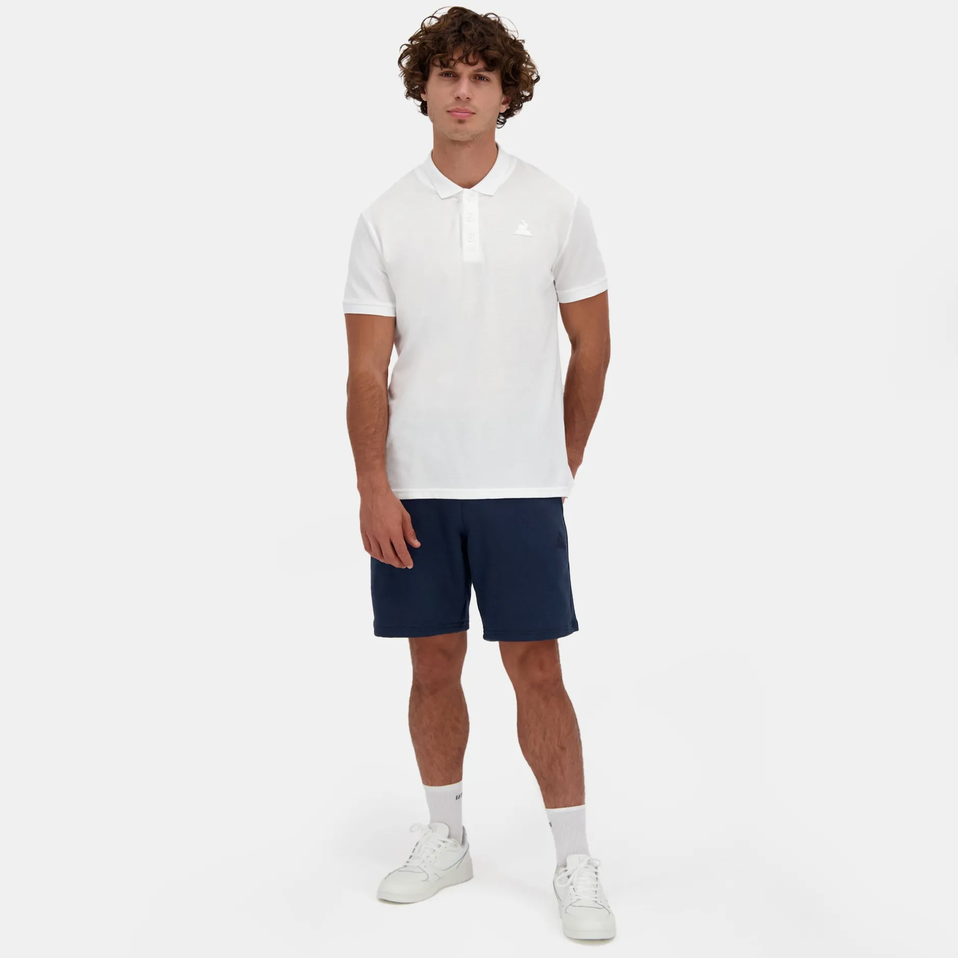 Sale Le Coq Sportif Ton sur tonShort Homme Darkvelvet