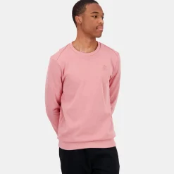 Shop Le Coq Sportif Ton sur tonSweat col rond Homme Rosette