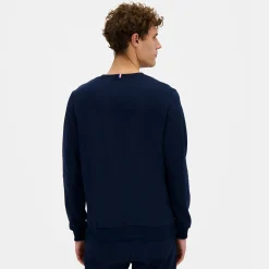 Best Le Coq Sportif Ton sur tonSweat col rond Homme Darkvelvet