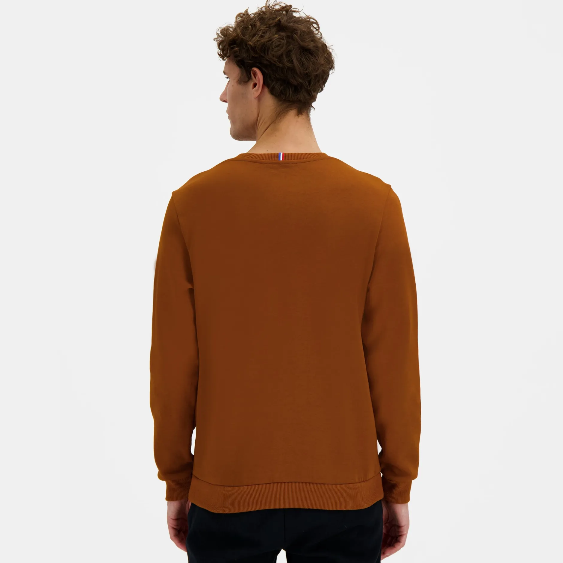 Flash Sale Le Coq Sportif Ton sur tonSweat col rond Homme Caramelcafe
