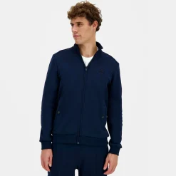 Sale Le Coq Sportif Ton sur tonSweat zippé Homme Darkvelvet