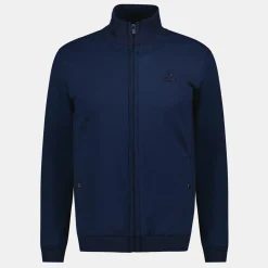 Sale Le Coq Sportif Ton sur tonSweat zippé Homme Darkvelvet