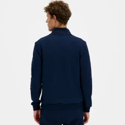 Sale Le Coq Sportif Ton sur tonSweat zippé Homme Darkvelvet
