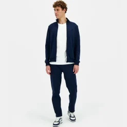 Sale Le Coq Sportif Ton sur tonSweat zippé Homme Darkvelvet