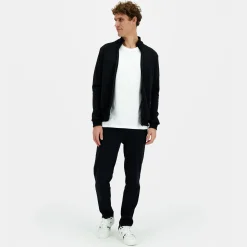 New Le Coq Sportif Ton sur tonSweat zippé Homme Black
