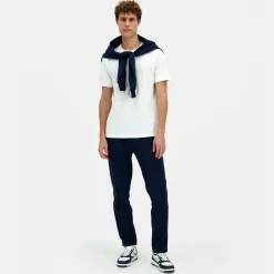 Fashion Le Coq Sportif Ton sur tonT-shirt Homme Newopticalwhite