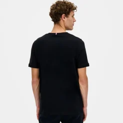 Clearance Le Coq Sportif Ton sur tonT-shirt Homme Black