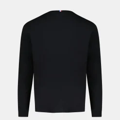 Fashion Le Coq Sportif Ton sur tonT-shirt manches longues Unisexe Black