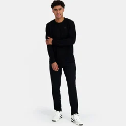 Fashion Le Coq Sportif Ton sur tonT-shirt manches longues Unisexe Black