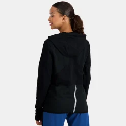 Outlet Le Coq Sportif Training PerformanceSweat zippé à capuche Femme Black