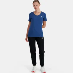 Shop Le Coq Sportif Training PerformanceT-shirt Femme Bleuperf