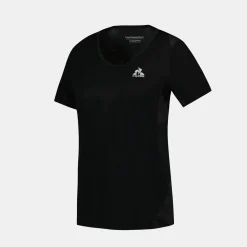 Clearance Le Coq Sportif Training PerformanceT-shirt Femme Black