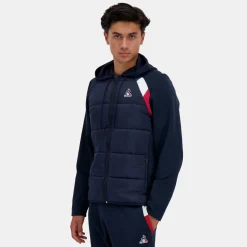 Sale Le Coq Sportif TricoloreSweat zippé à capuche Homme