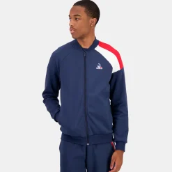 Sale Le Coq Sportif TricoloreSweat zippé Homme