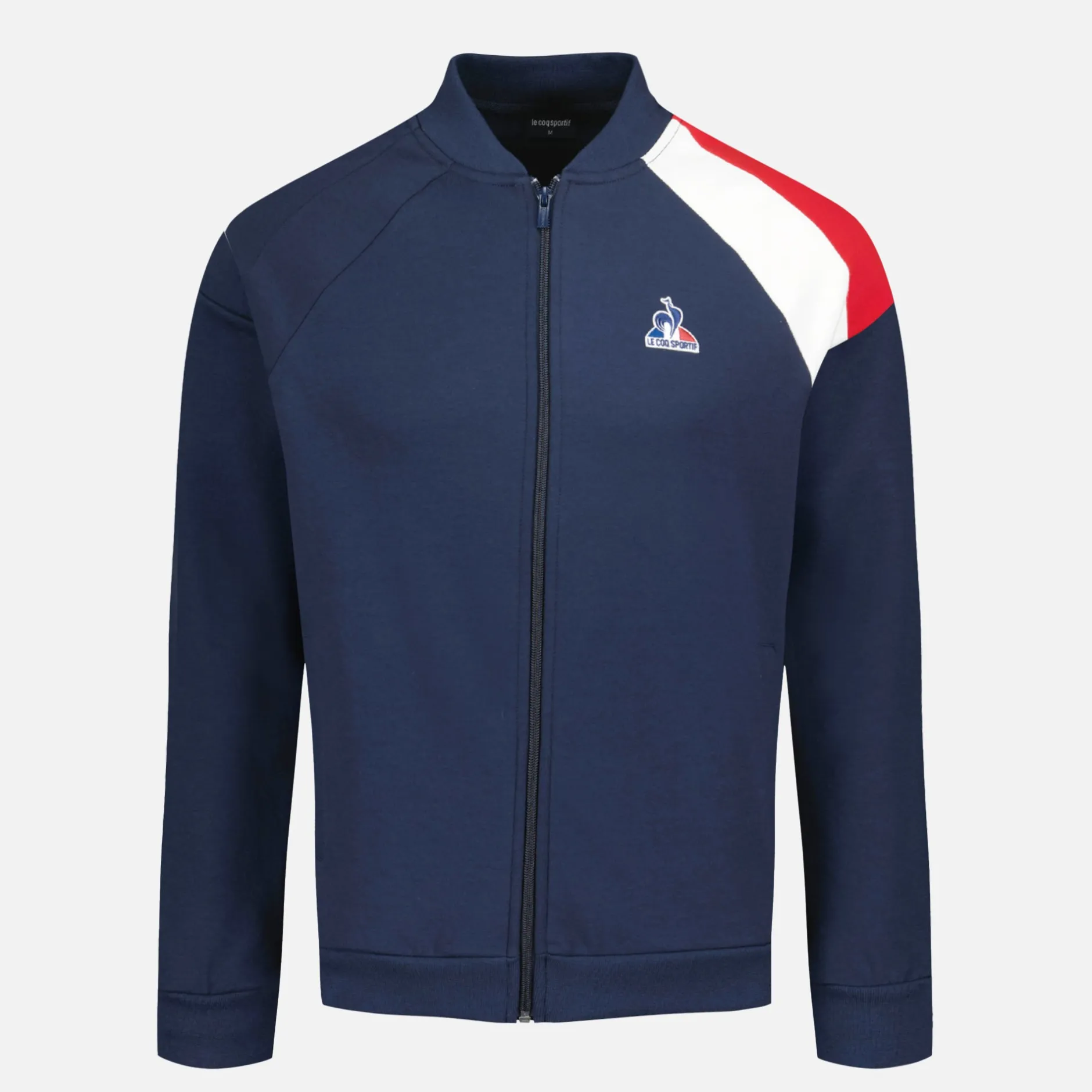 Sale Le Coq Sportif TricoloreSweat zippé Homme