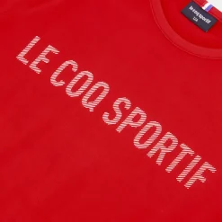 Fashion Le Coq Sportif TricoloreT-shirt Enfant Purrouge