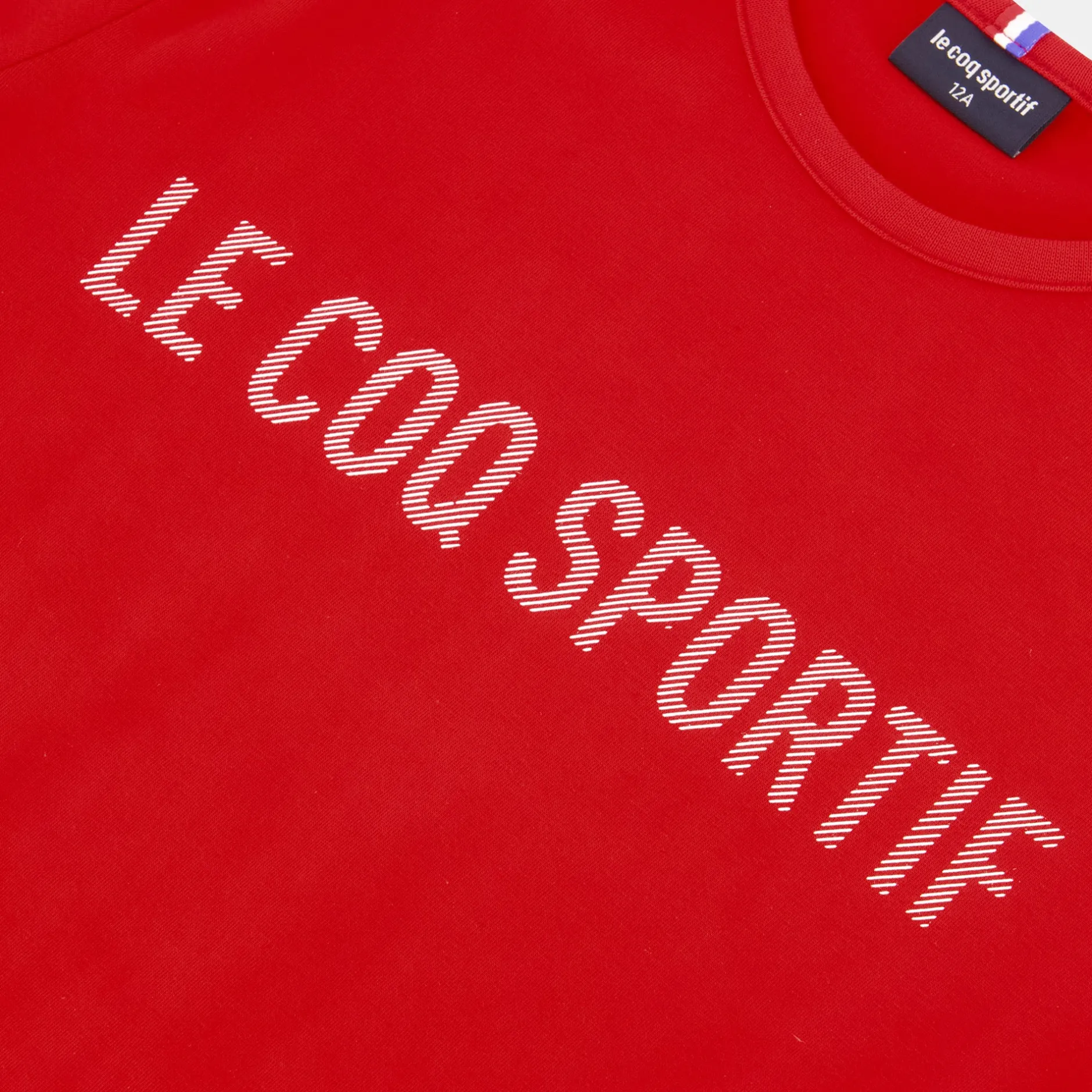 Fashion Le Coq Sportif TricoloreT-shirt Enfant Purrouge