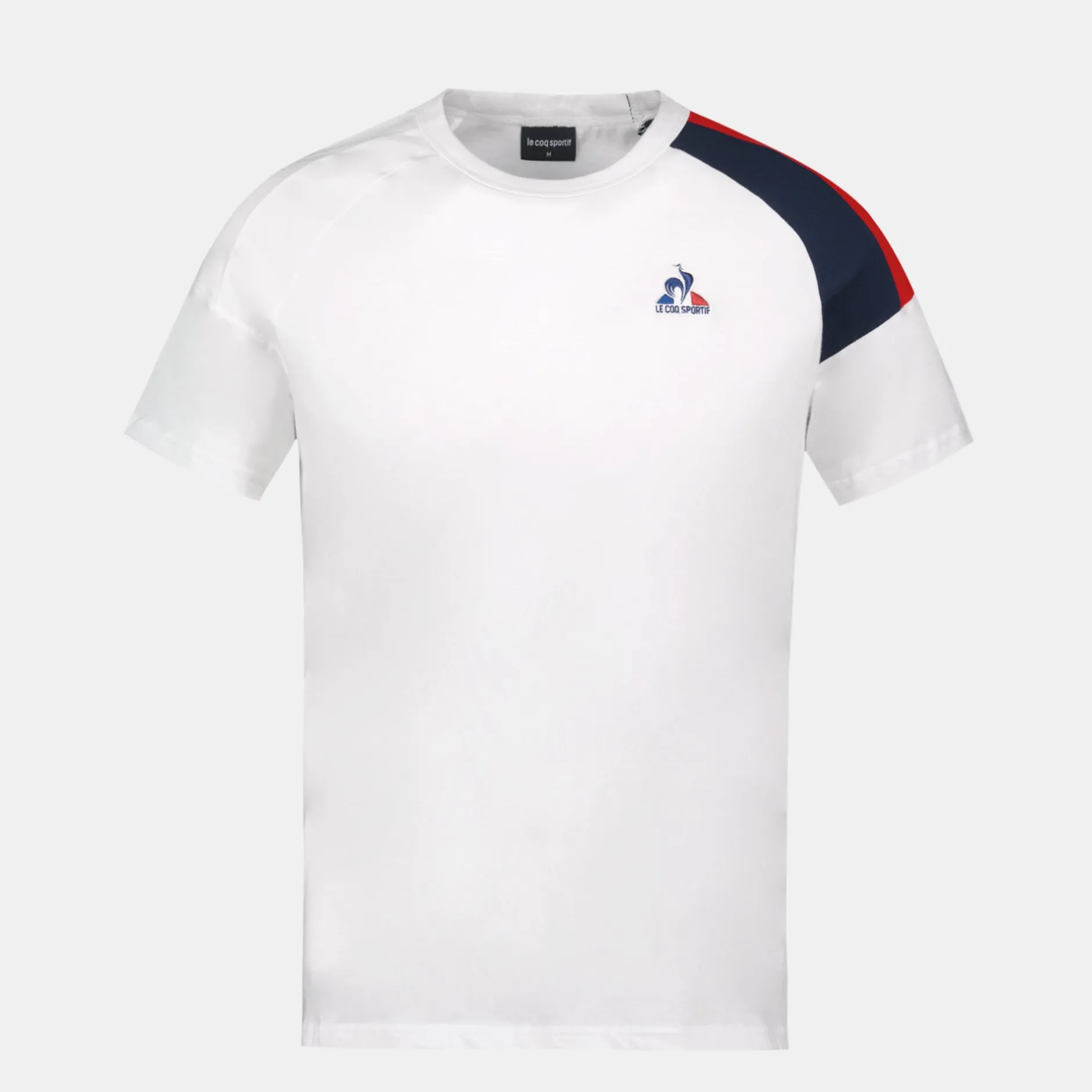 Best Sale Le Coq Sportif TricoloreT-shirt Homme Newopticalwhite