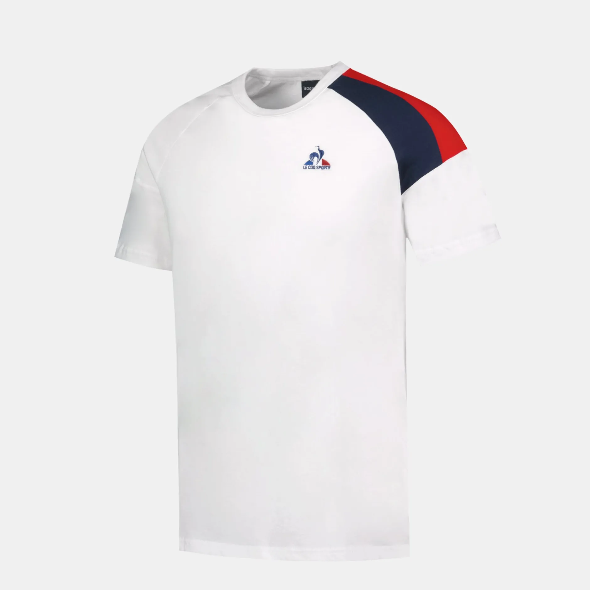 Best Sale Le Coq Sportif TricoloreT-shirt Homme Newopticalwhite