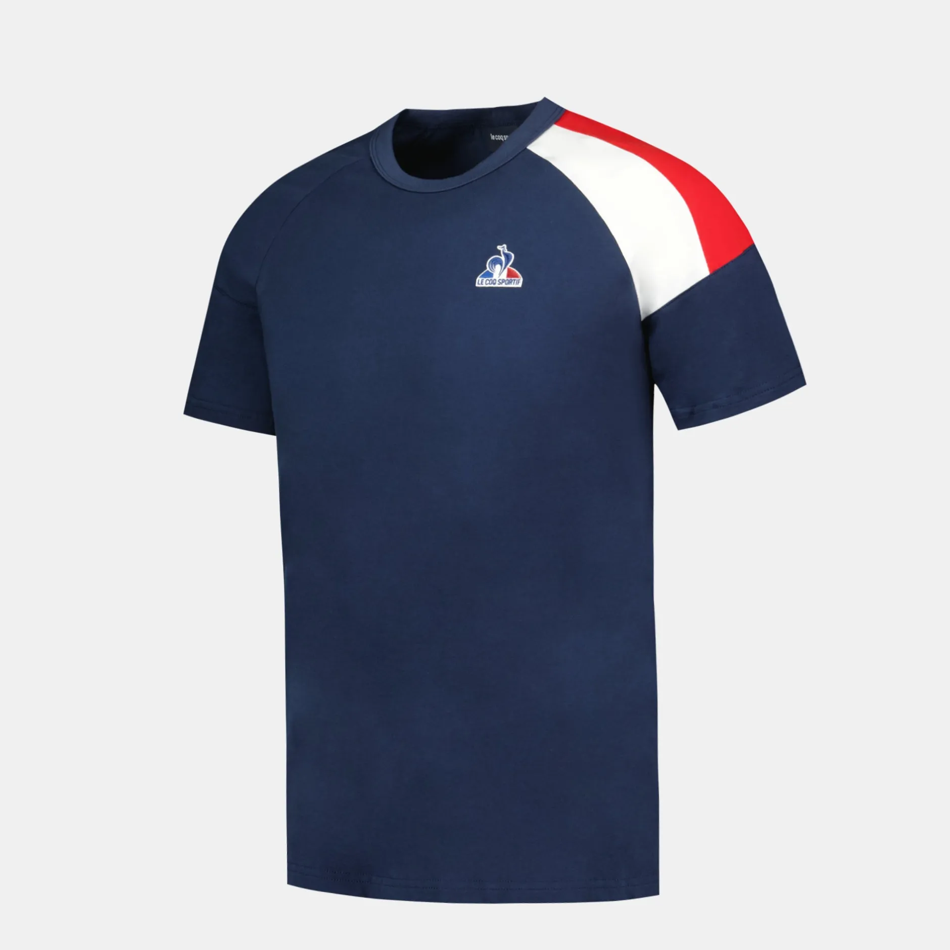 Shop Le Coq Sportif TricoloreT-shirt Homme Dressblues