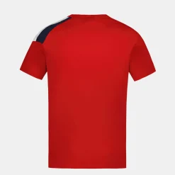 Online Le Coq Sportif TricoloreT-shirt Homme Purrouge