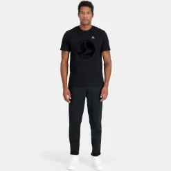 Shop Le Coq Sportif T-shirt motif «La Paix» Homme Black